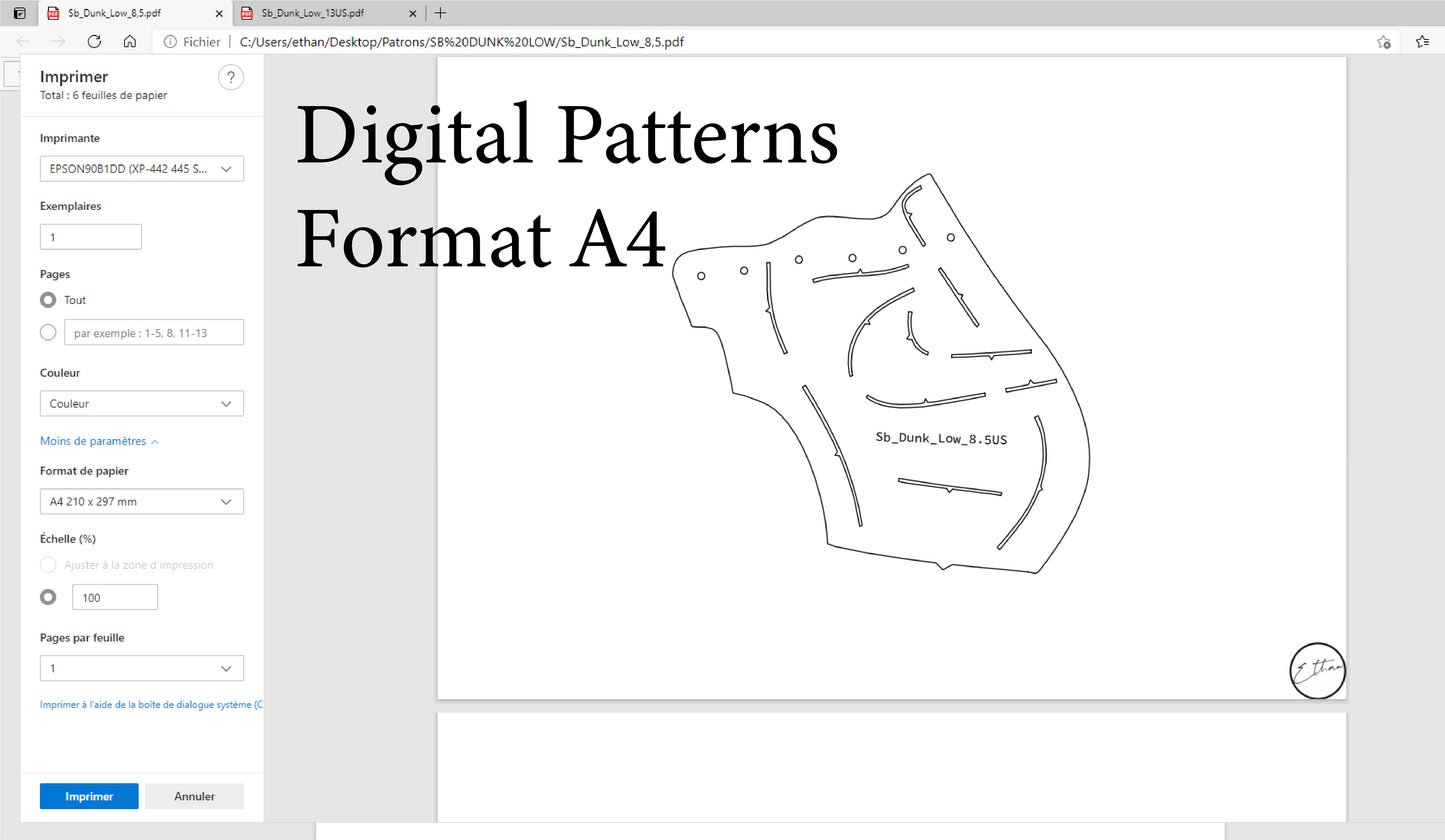 Air Jordan 4 Digital Patterns