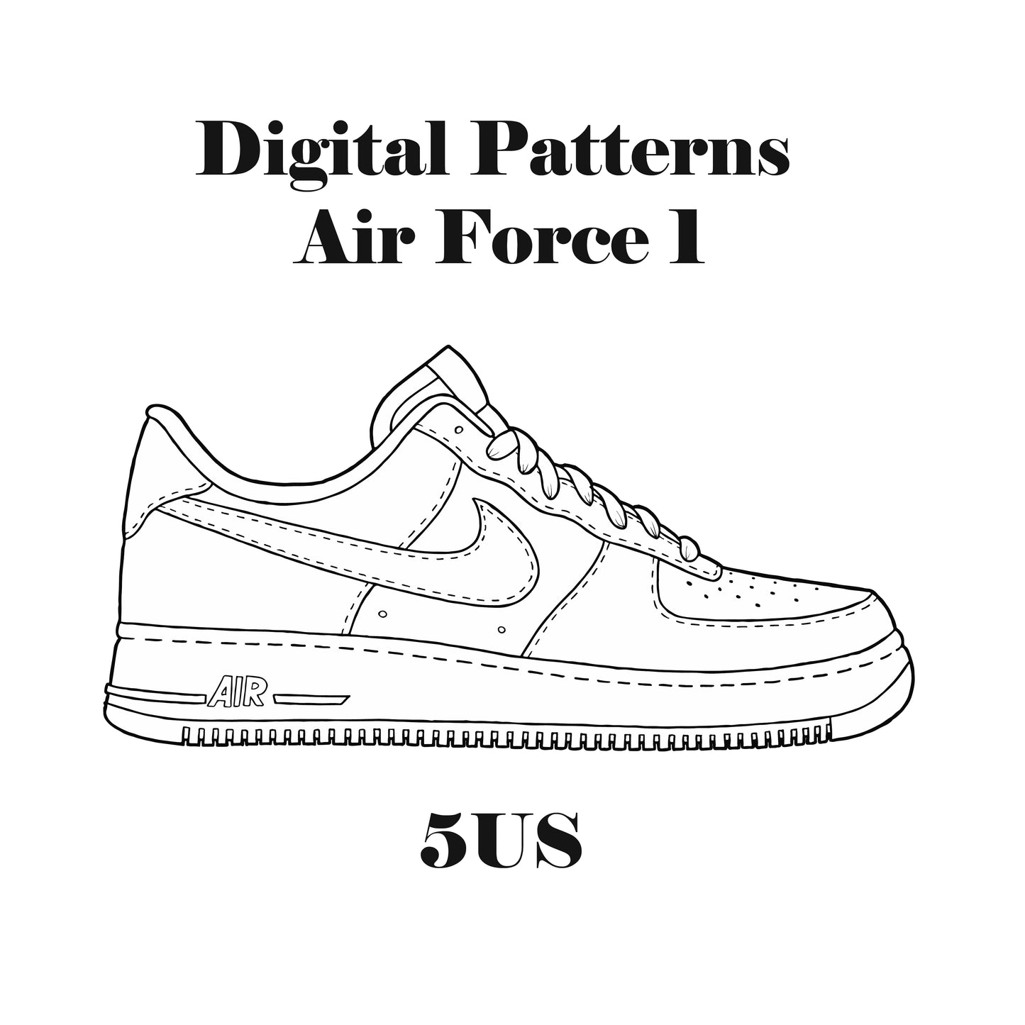 Air Force 1 Digital Patterns