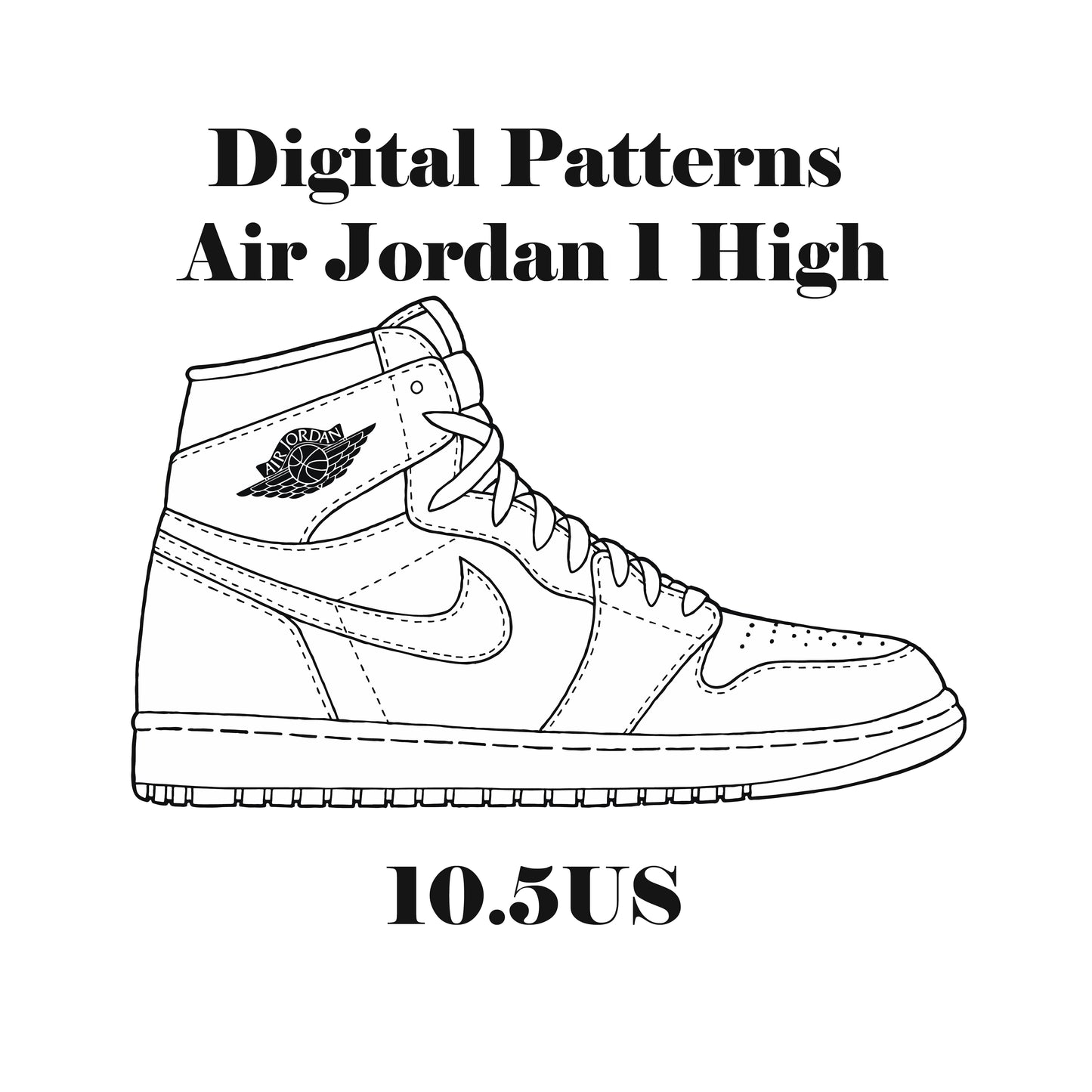 Air Jordan 1 High Digital Patterns