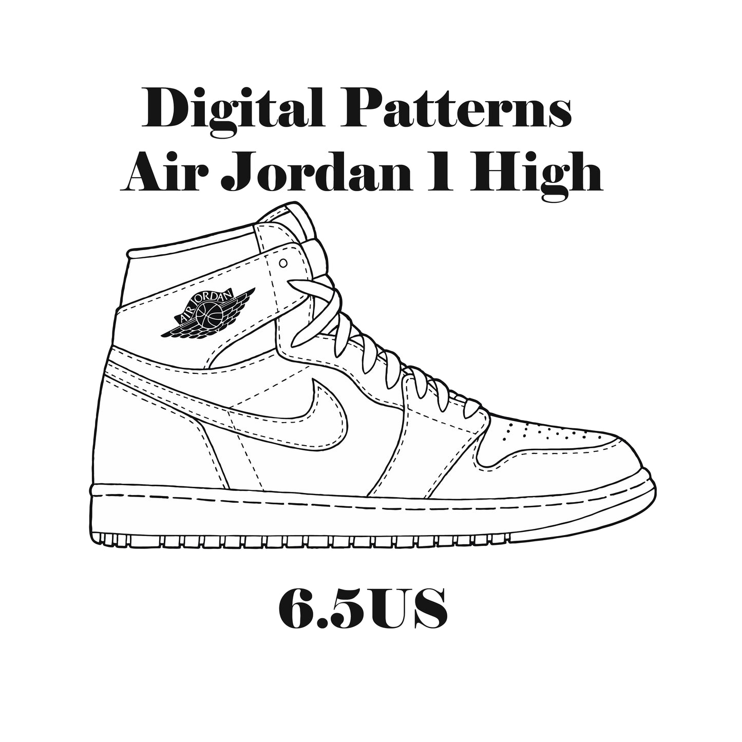 Air Jordan 1 High Digital Patterns