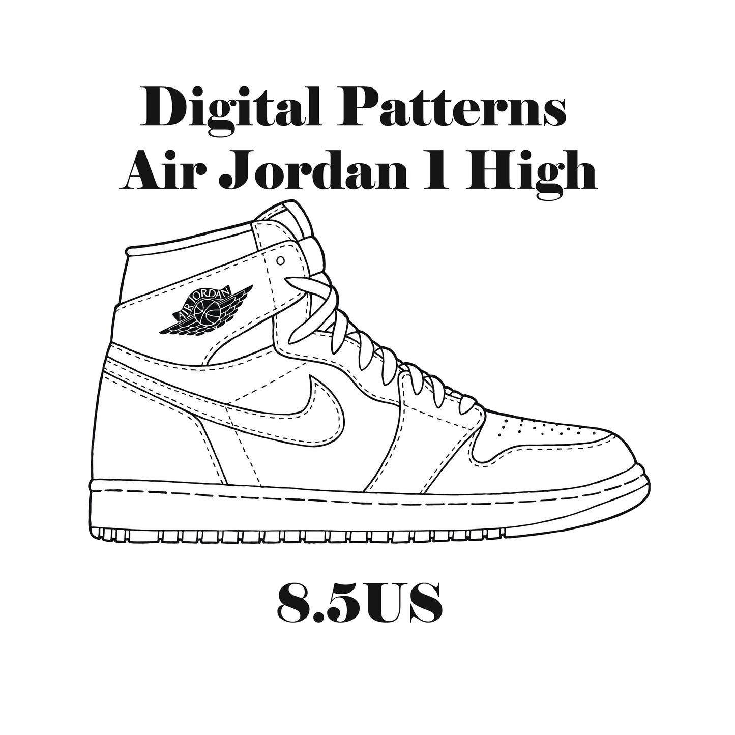 Air Jordan 1 High Digital Patterns