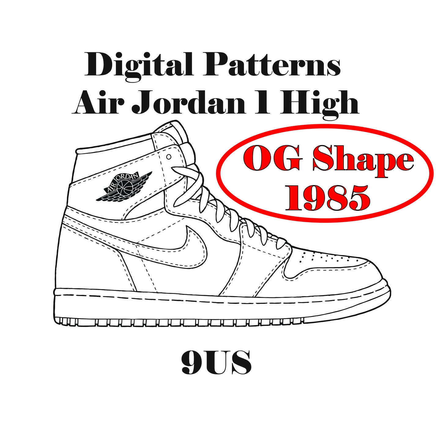 Jordan 1 chicago discount dibujo