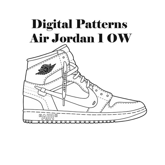 Air Jordan 1 High Off White Digital Patterns