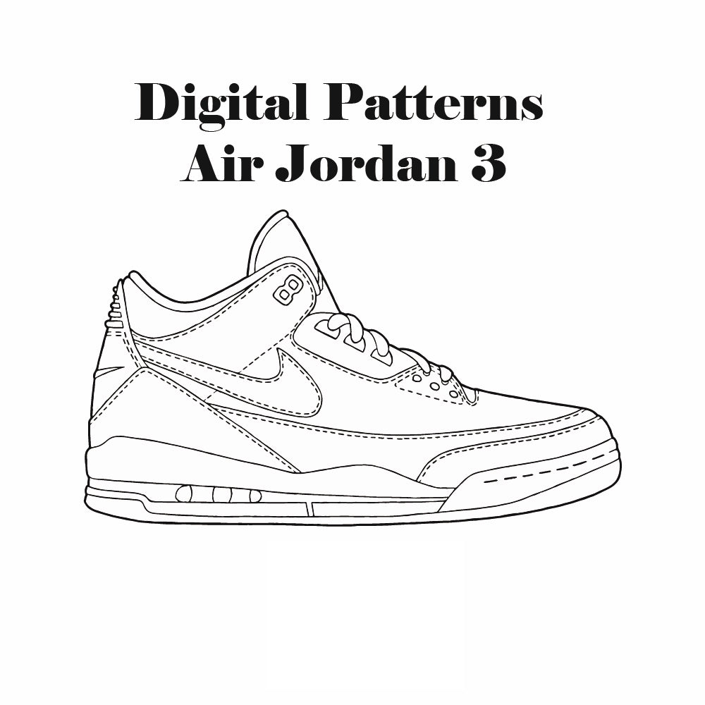 Air Jordan 3 Digital Patterns