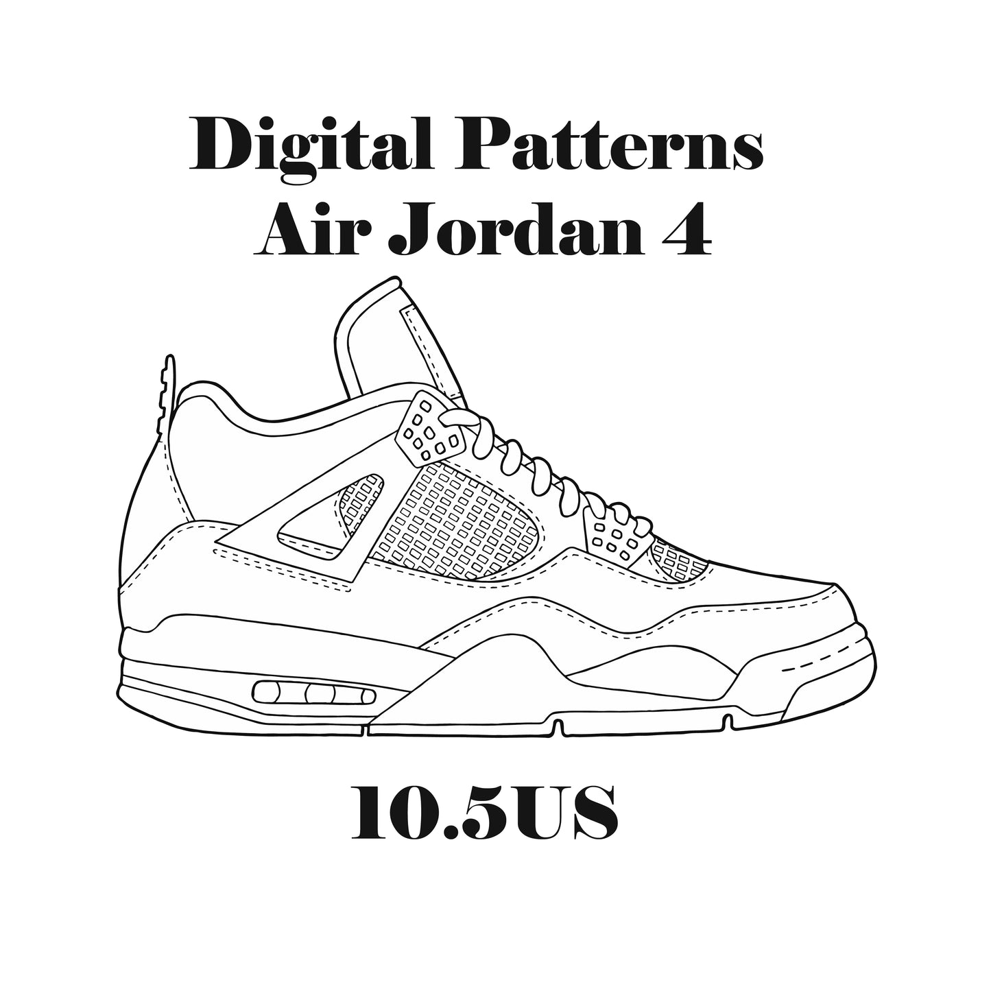Air Jordan 4 Digital Patterns