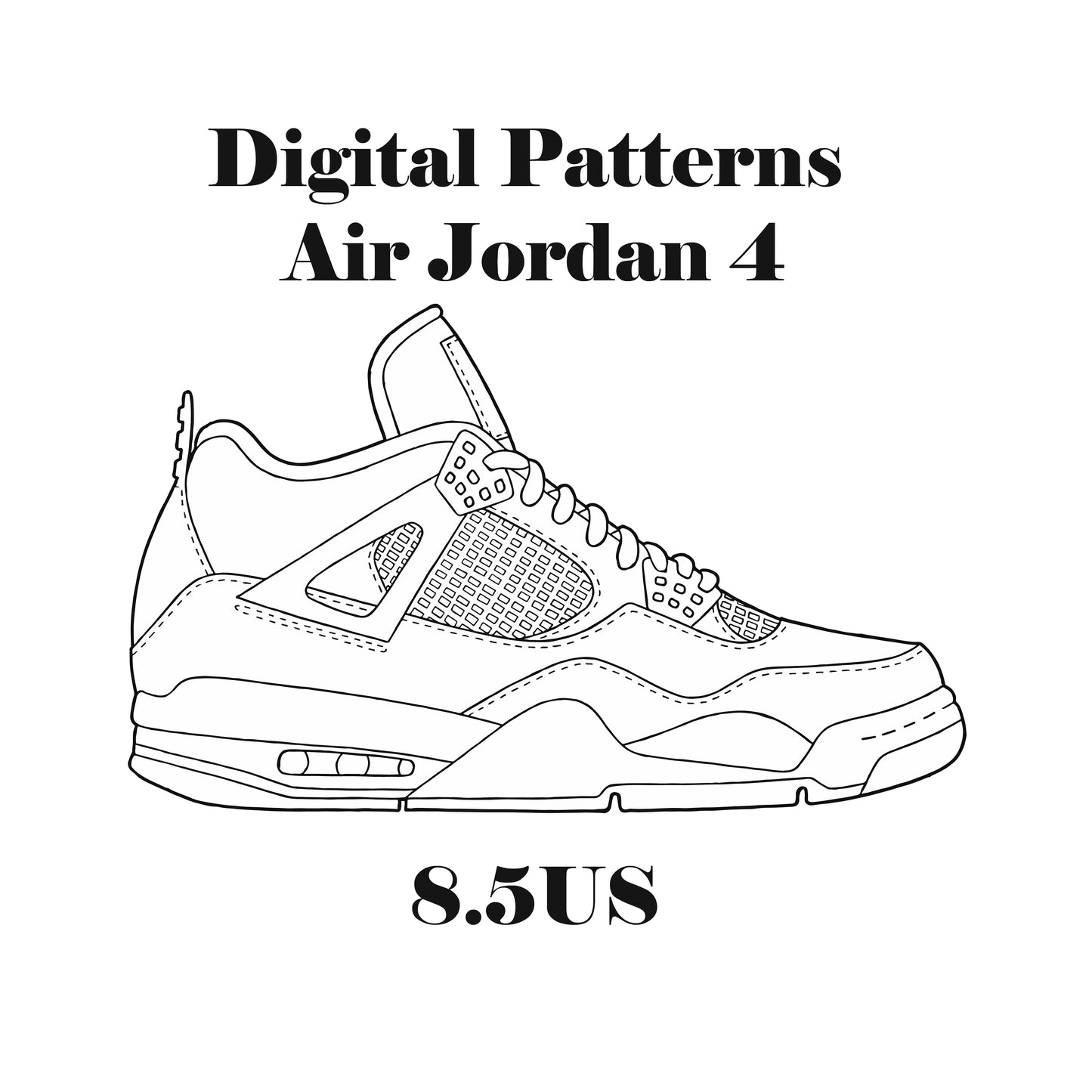 Air Jordan 4 Digital Patterns