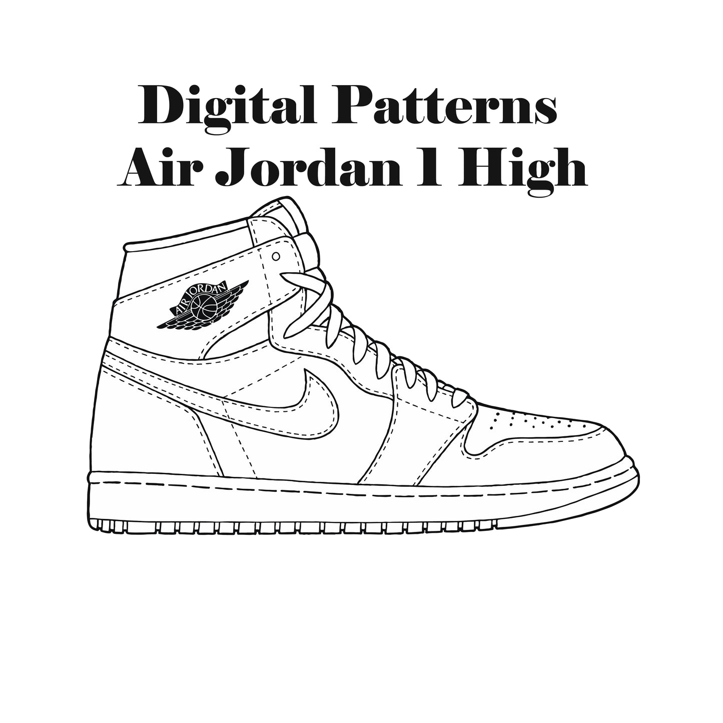 Air Jordan 1 High Digital Patterns