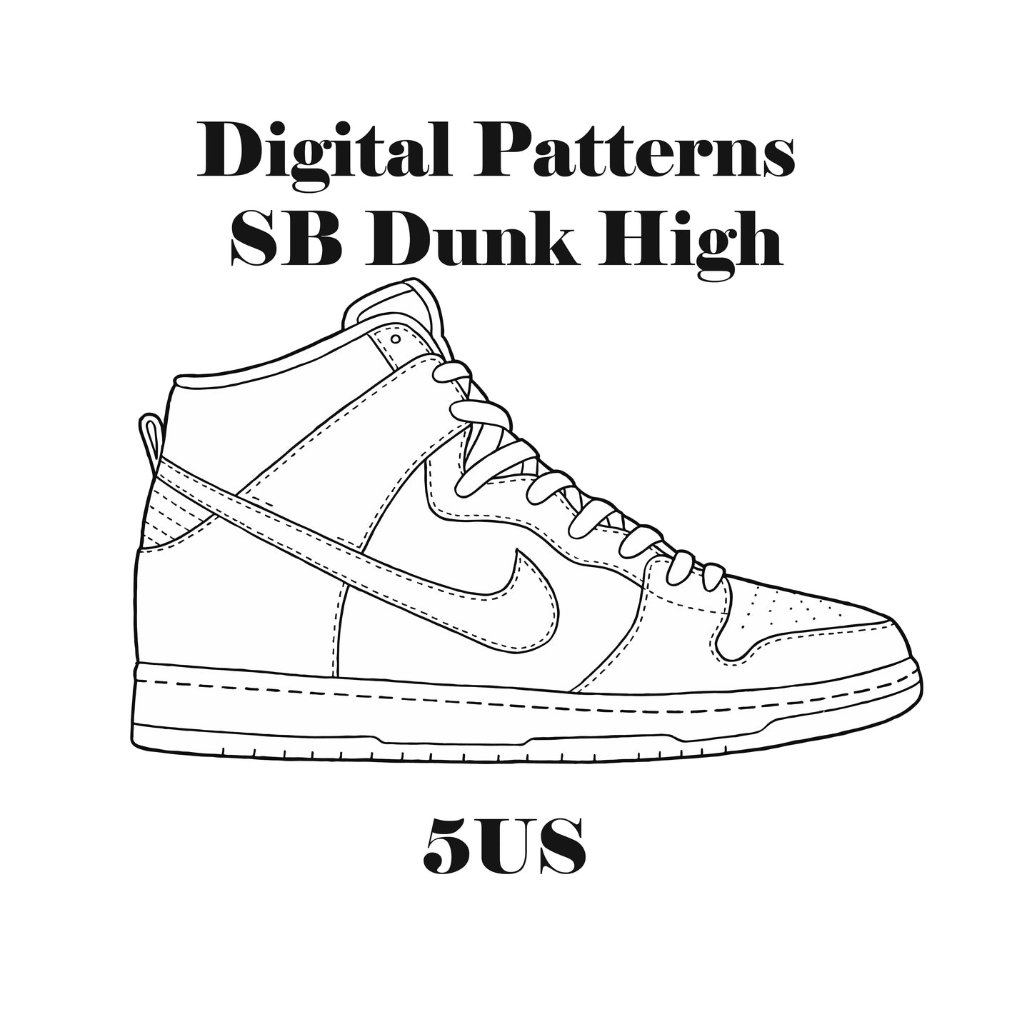 SB Dunk High Digital Patterns