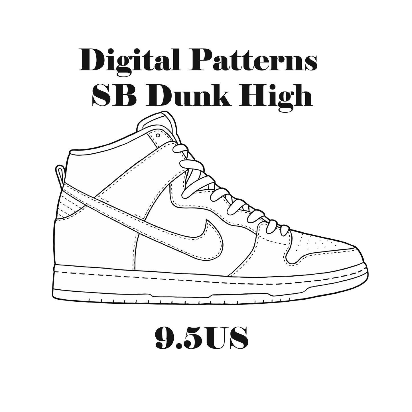 SB Dunk High Digital Patterns