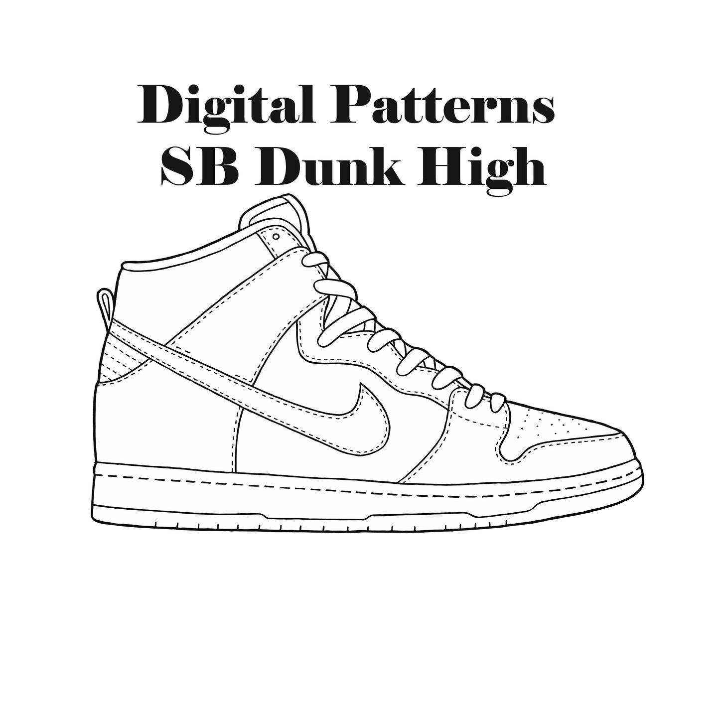 SB Dunk High Digital Patterns